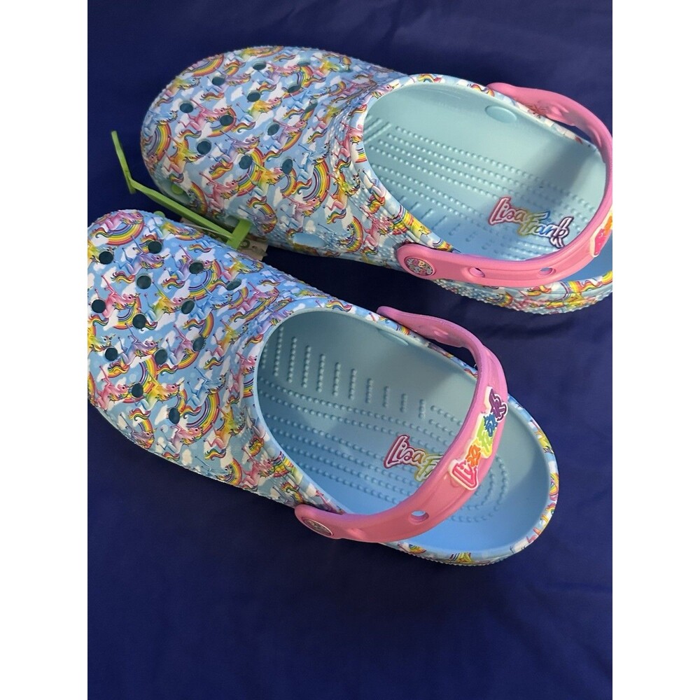 Lisa Frank Crocs Blue Unicorn, Size 6/7, Size 38-39